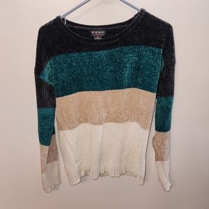 Poof stripe sweater